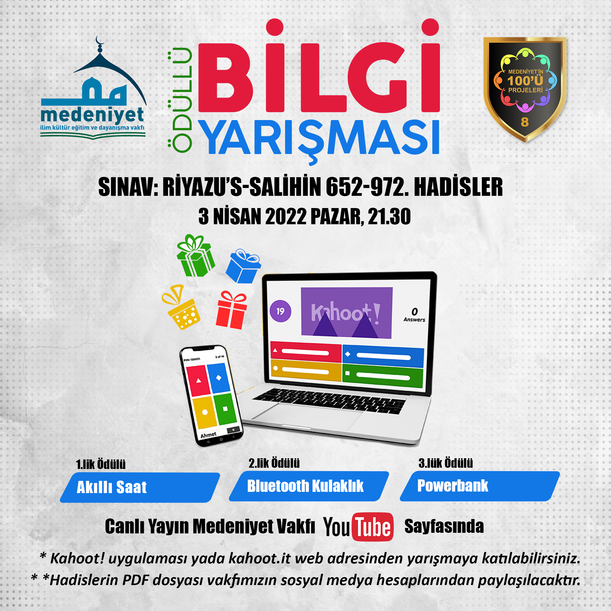 ÖDÜLLÜ BİLGİ YARIŞMASI 3. HAFTA